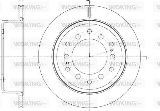 Woking D61664.10 - Kočioni disk www.molydon.hr