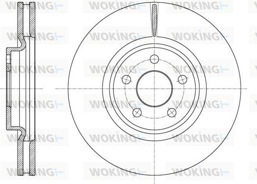 Woking D61602.10 - Kočioni disk www.molydon.hr