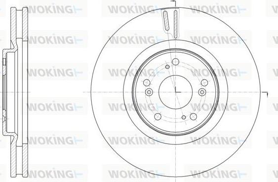 Woking D61607.10 - Kočioni disk www.molydon.hr