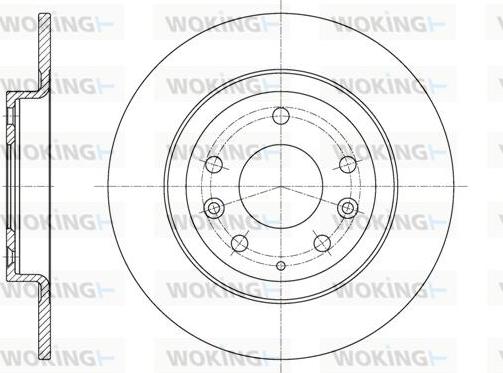 Woking D61615.00 - Kočioni disk www.molydon.hr