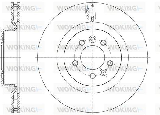 Woking D61613.10 - Kočioni disk www.molydon.hr