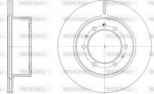 Woking D61686.10 - Kočioni disk www.molydon.hr