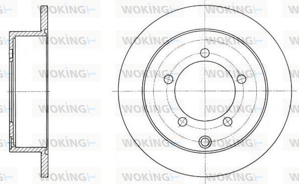 Woking D61688.00 - Kočioni disk www.molydon.hr