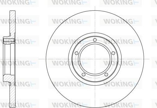 Woking D6163.00 - Kočioni disk www.molydon.hr