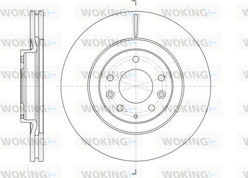 Woking D61638.10 - Kočioni disk www.molydon.hr