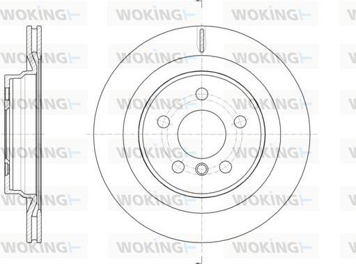 Woking D61632.10 - Kočioni disk www.molydon.hr