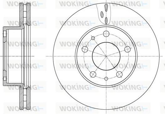 Woking D61637.10 - Kočioni disk www.molydon.hr