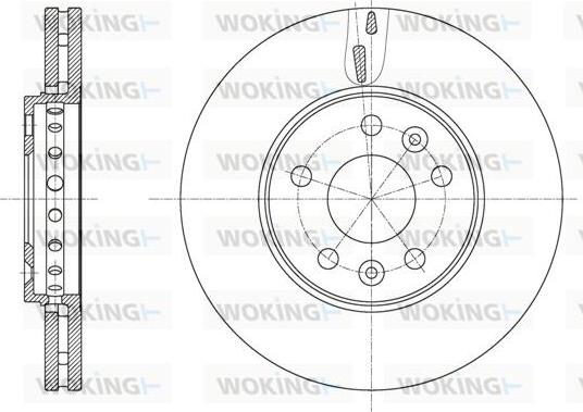 Woking D61625.10 - Kočioni disk www.molydon.hr