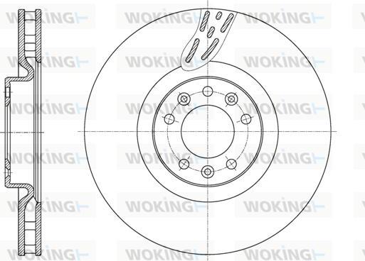 Woking D61627.10 - Kočioni disk www.molydon.hr