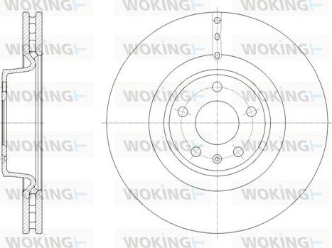 Woking D61670.10 - Kočioni disk www.molydon.hr