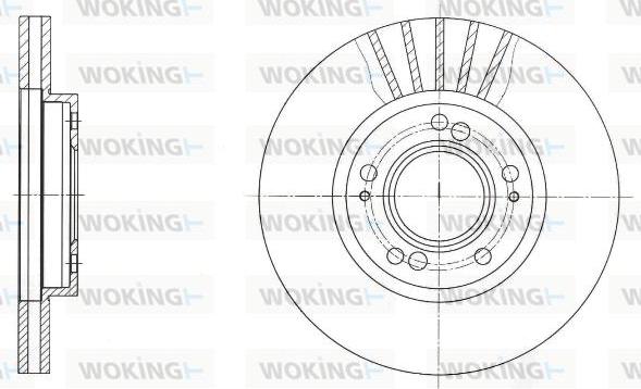 Woking D61678.10 - Kočioni disk www.molydon.hr