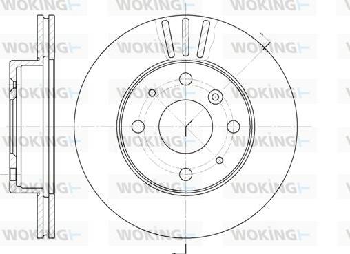 Woking D61095.10 - Kočioni disk www.molydon.hr