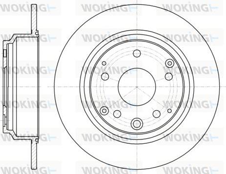 Woking D61090.00 - Kočioni disk www.molydon.hr