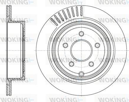 Woking D61091.10 - Kočioni disk www.molydon.hr