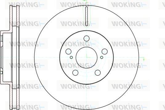 Woking D61093.10 - Kočioni disk www.molydon.hr