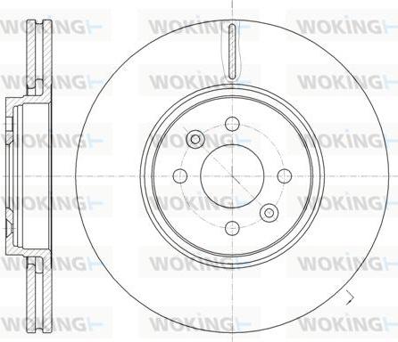 Woking D61049.10 - Kočioni disk www.molydon.hr