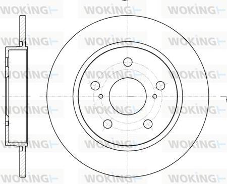 Woking D61044.00 - Kočioni disk www.molydon.hr