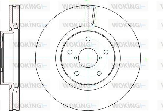 Woking D61041.10 - Kočioni disk www.molydon.hr