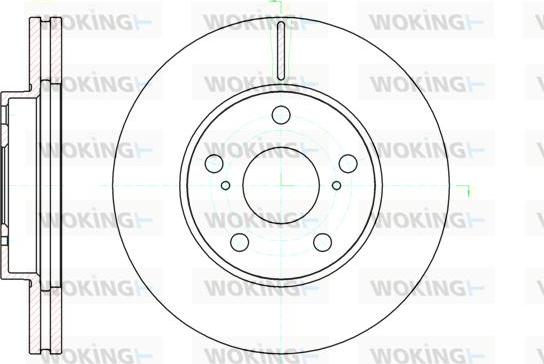 Woking D61043.10 - Kočioni disk www.molydon.hr