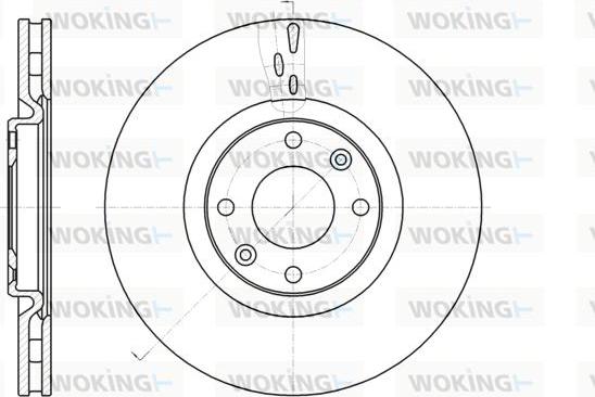 Woking D61059.10 - Kočioni disk www.molydon.hr