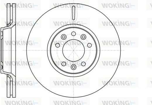 Woking D61054.10 - Kočioni disk www.molydon.hr