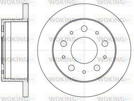 Woking D61056.00 - Kočioni disk www.molydon.hr