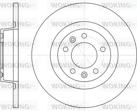 Woking D61053.00 - Kočioni disk www.molydon.hr