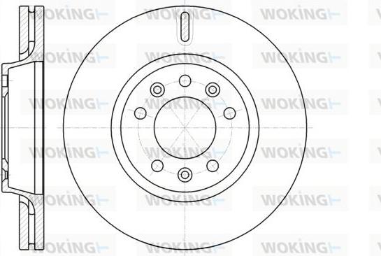 Woking D61052.10 - Kočioni disk www.molydon.hr