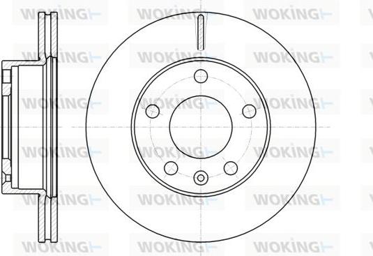 Woking D61064.10 - Kočioni disk www.molydon.hr