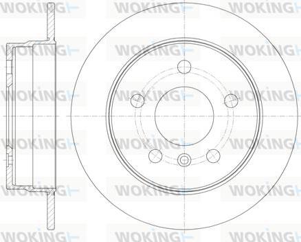 Woking D61065.00 - Kočioni disk www.molydon.hr