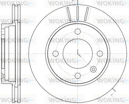 Woking D6106.10 - Kočioni disk www.molydon.hr