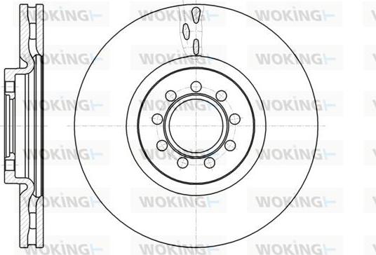 Woking D61061.10 - Kočioni disk www.molydon.hr