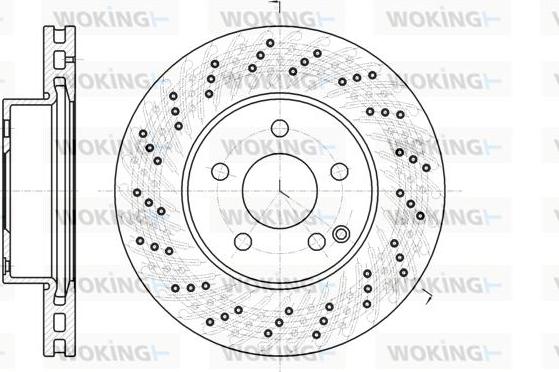 Woking D61068.10 - Kočioni disk www.molydon.hr