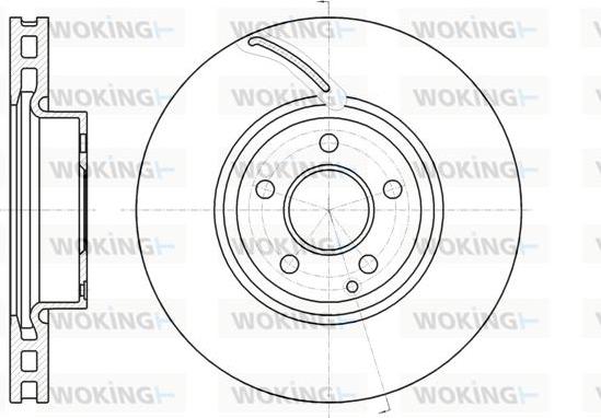 Woking D61067.10 - Kočioni disk www.molydon.hr