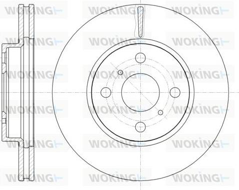 Woking D61005.10 - Kočioni disk www.molydon.hr