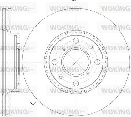 Woking D61002.10 - Kočioni disk www.molydon.hr