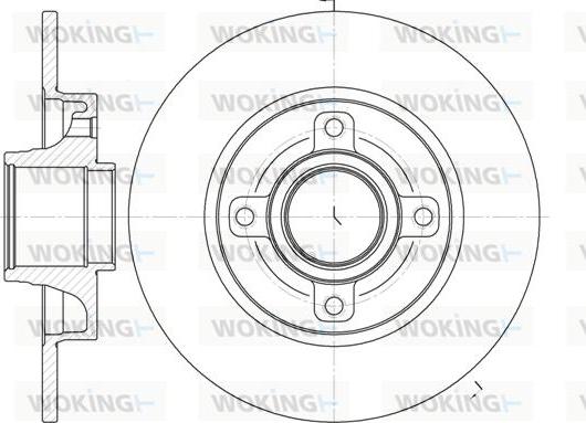 Woking D61014.00 - Kočioni disk www.molydon.hr