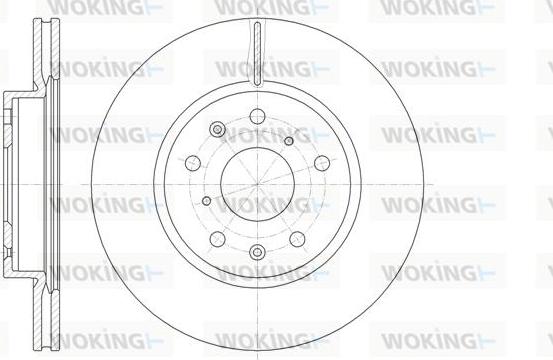 Woking D61018.10 - Kočioni disk www.molydon.hr