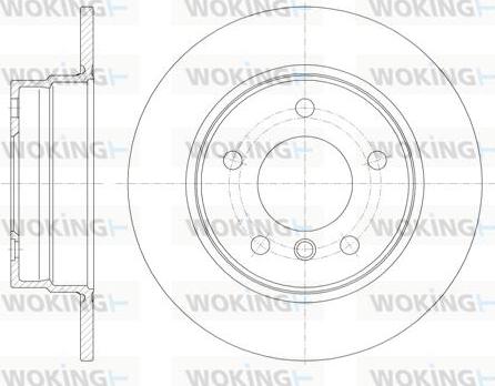 Woking D61013.00 - Kočioni disk www.molydon.hr