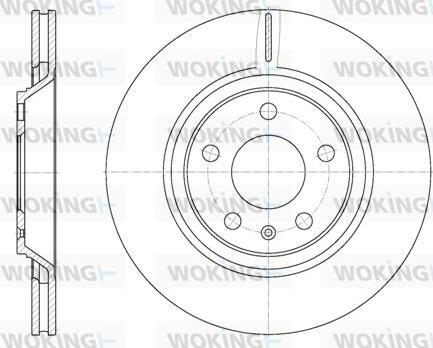 Woking D61012.10 - Kočioni disk www.molydon.hr