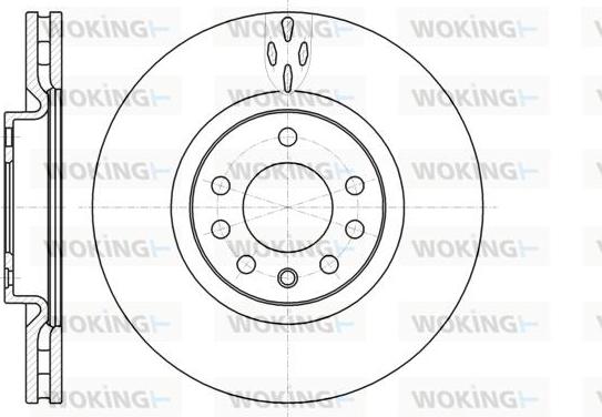 Woking D61017.10 - Kočioni disk www.molydon.hr