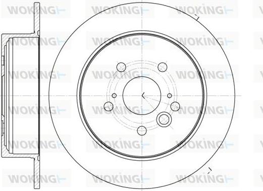 Woking D61089.00 - Kočioni disk www.molydon.hr