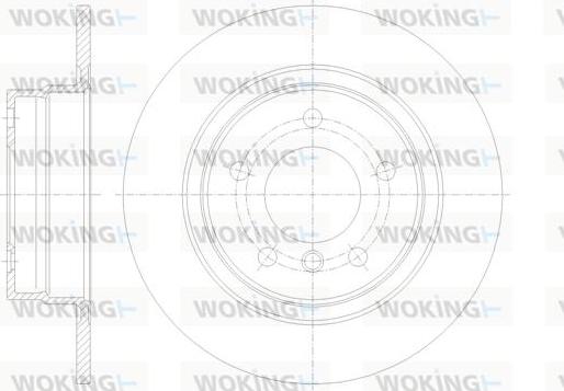 Woking D61084.00 - Kočioni disk www.molydon.hr