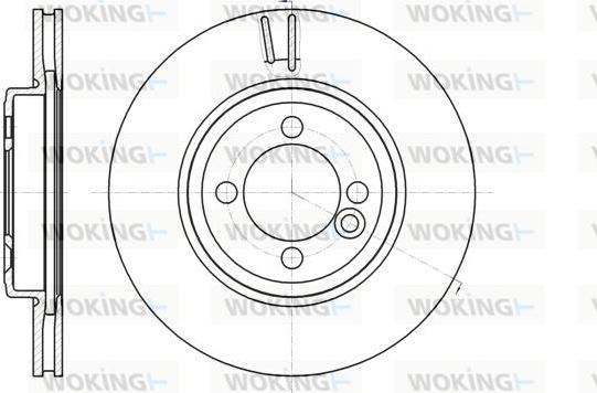 Woking D61081.10 - Kočioni disk www.molydon.hr