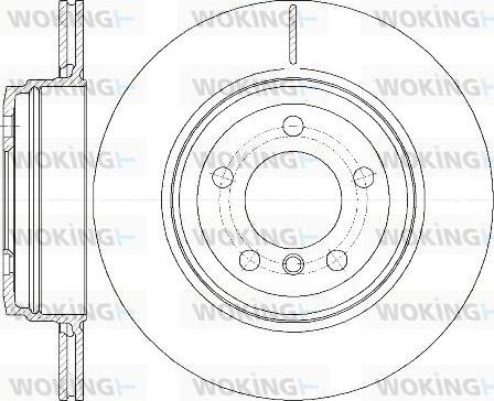 Woking D61082.10 - Kočioni disk www.molydon.hr