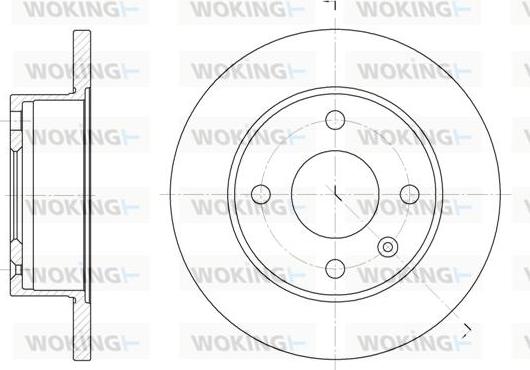 Woking D6103.00 - Kočioni disk www.molydon.hr