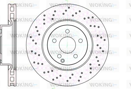 Woking D61032.10 - Kočioni disk www.molydon.hr