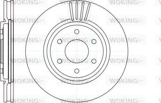 Woking D61037.10 - Kočioni disk www.molydon.hr