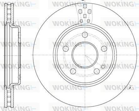 Woking D61029.10 - Kočioni disk www.molydon.hr