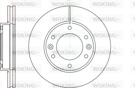 Woking D61026.10 - Kočioni disk www.molydon.hr